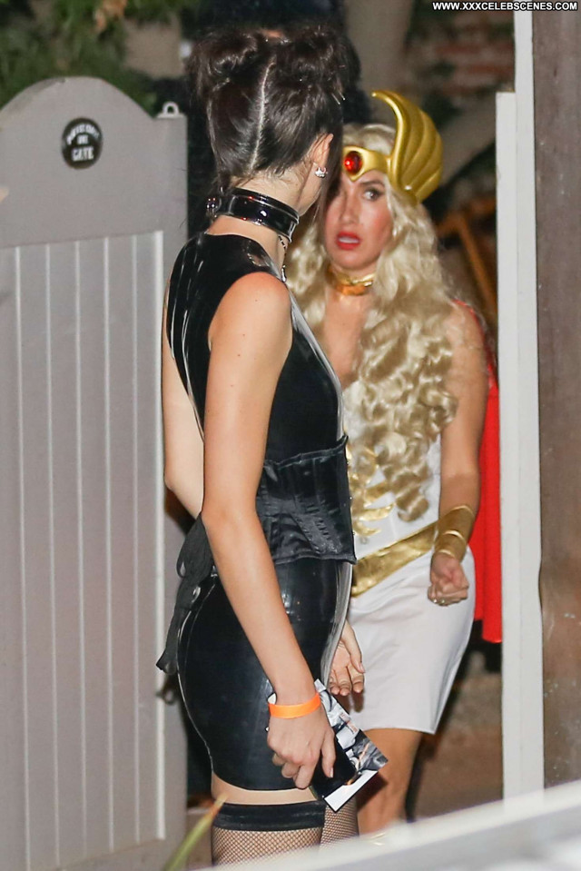 Kendall Jenner Halloween Party Posing Hot Beautiful Celebrity Party