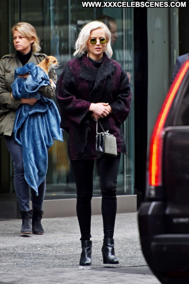 Jennifer Lawrence Babe Paparazzi Beautiful Celebrity Posing Hot Nyc