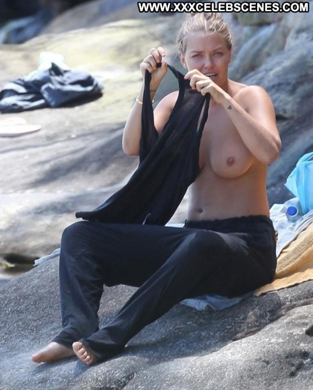 Lara Bingle No Source Babe Celebrity Topless Posing Hot Beautiful