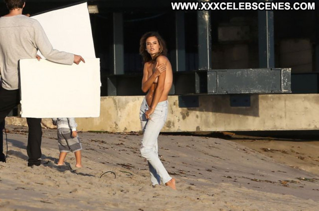 Alessandra Ambrosio Topless Photoshoot Celebrity Babe Beautiful