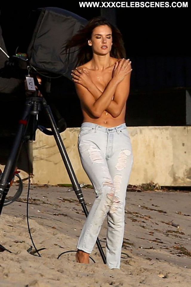 Alessandra Ambrosio Topless Photoshoot Candids Photoshoot Celebrity