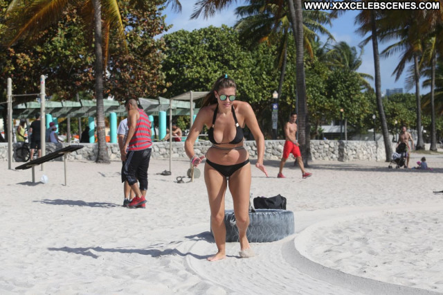 Imogen Thomas Celebrity Candids Beautiful Posing Hot Bikini Beach Babe
