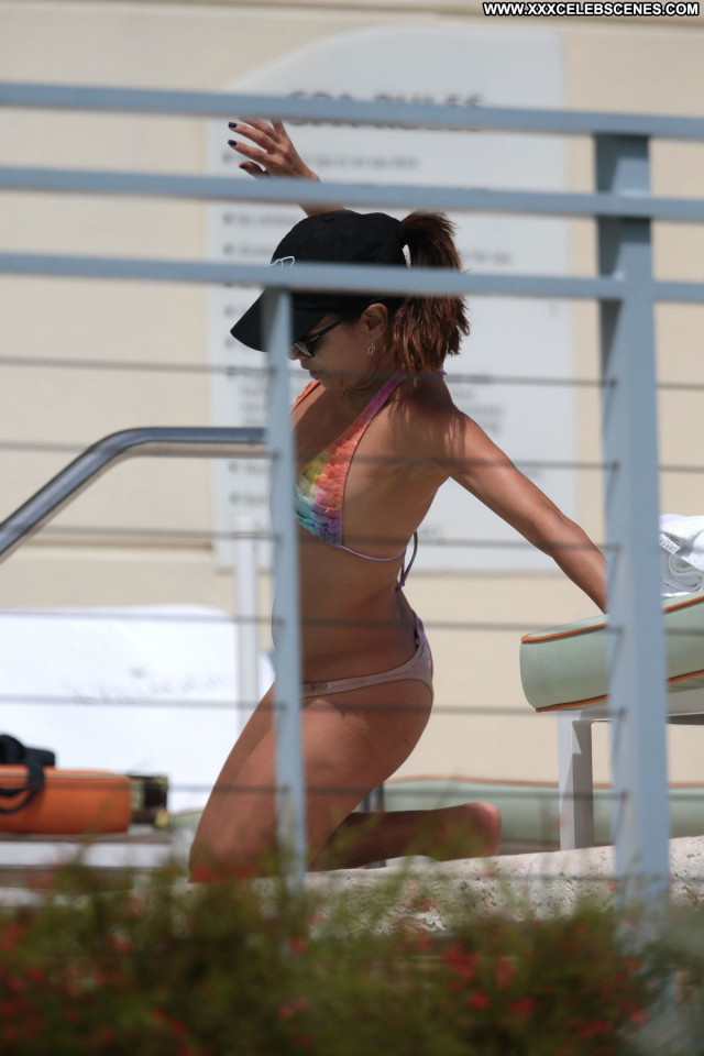 Eva Longoria No Source Bikini Celebrity Candids Babe Beautiful Pool