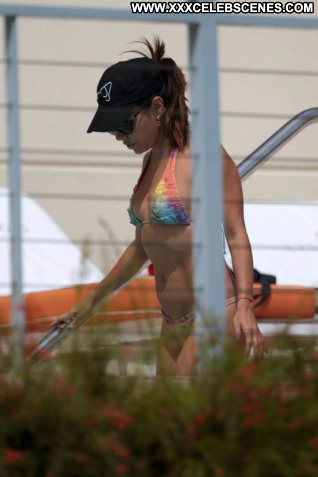 Eva Longoria No Source Bikini Beautiful Posing Hot Sexy Pool Babe
