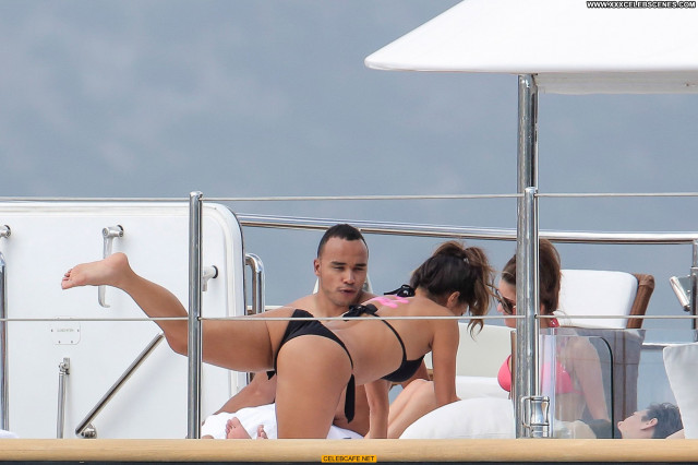 Nicole Scherzinger Monte Carlo Bikini Black Car Beautiful Babe Yacht