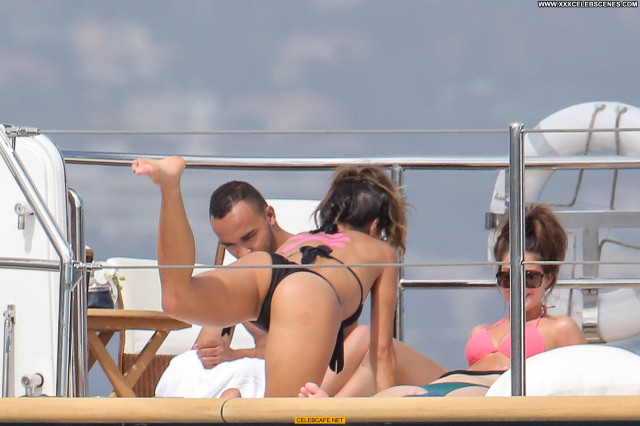 Nicole Scherzinger Monte Carlo Car Yacht Posing Hot Black Celebrity