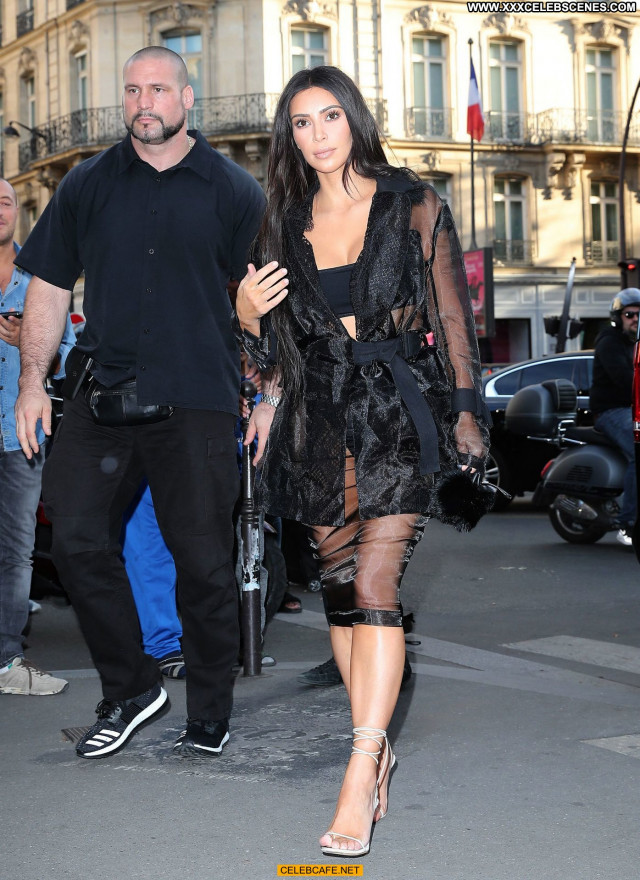Kim Kardashian No Source Celebrity Ass Beautiful Posing Hot Babe Paris