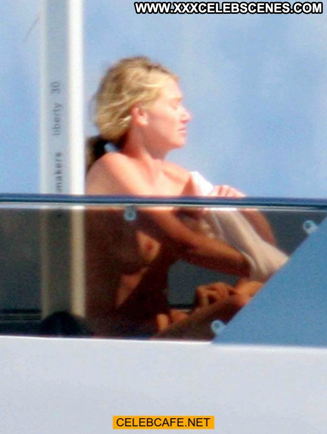 Portia De Rossi No Source Topless Yacht Posing Hot Paparazzi Babe