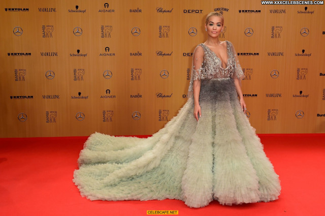 Rita Ora No Source  Awards Posing Hot See Through Nipples Celebrity