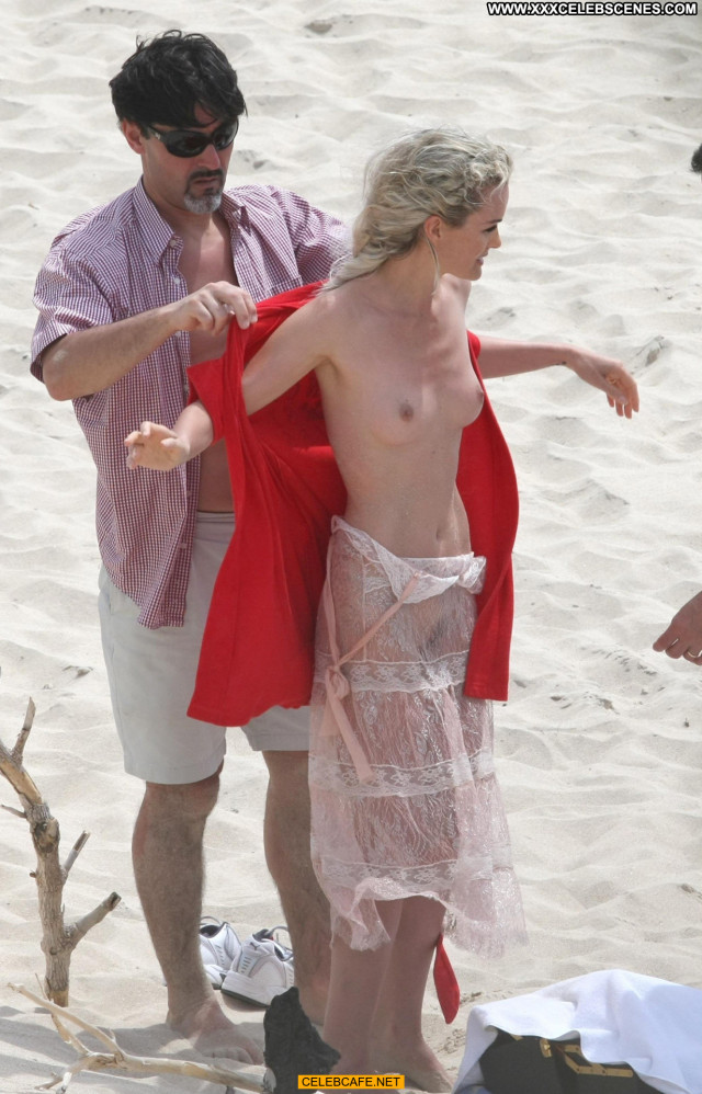 Laeticia Hallyday Celebrity Nude Babe Photoshoot Beach