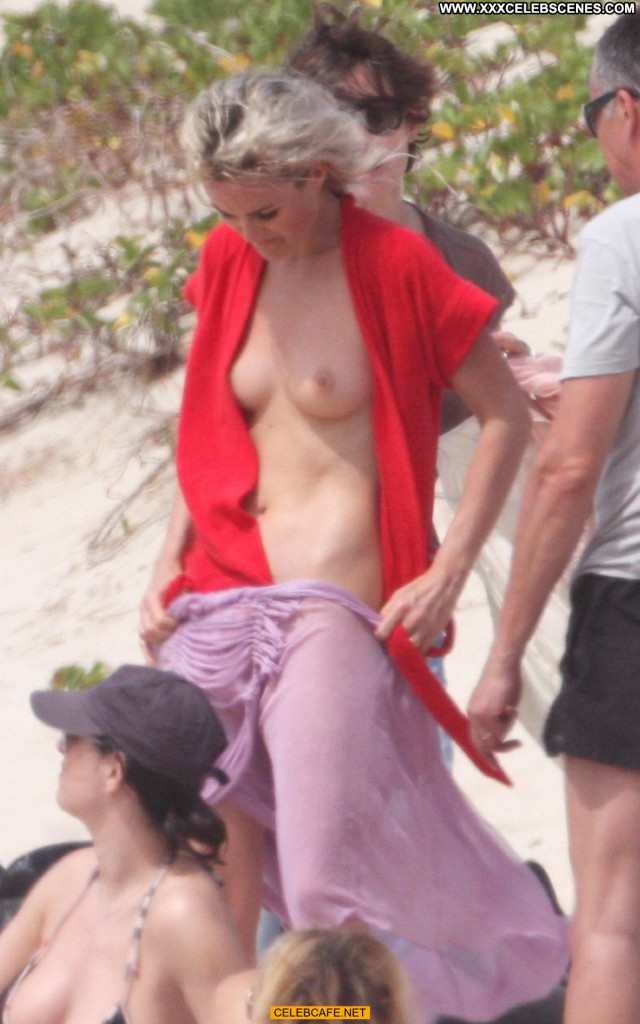 Laeticia Hallyday Beautiful Posing Hot Beach Celebrity