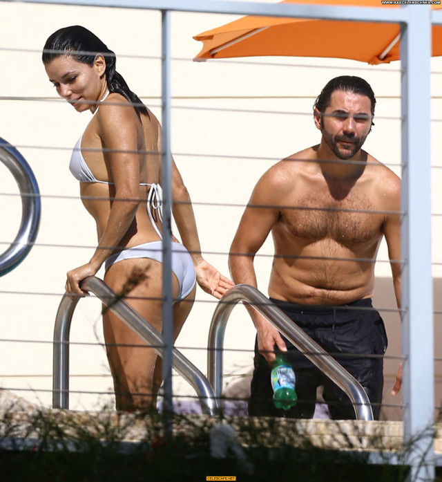 Eva Longoria No Source Celebrity Posing Hot Hard Nipples Bikini Babe