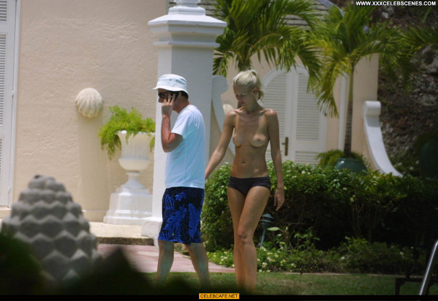 Claudia Schiffer Paparazzi Shots Toples Babe Paparazzi Celebrity Pool