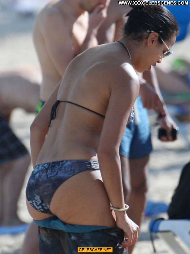 Julissa Bermudez The Beach  Beach Posing Hot Bikini Babe Beautiful