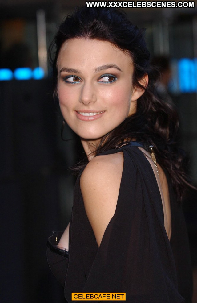 Keira Knightley No Source Black Babe Nipple Slip Beautiful Posing Hot