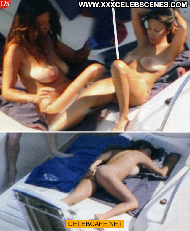 Sabrina Ferilli No Source  Posing Hot Babe Toples Celebrity Yacht