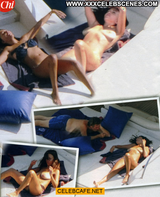 Sabrina Ferilli No Source Toples Celebrity Yacht Babe Topless