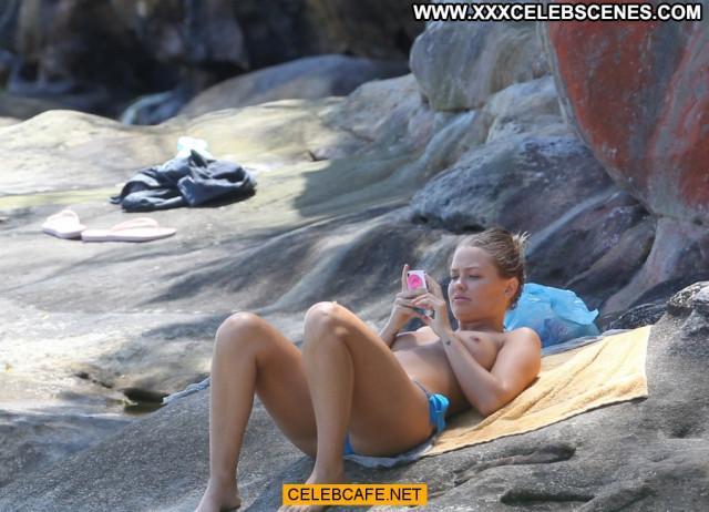 Lara Bingle No Source Topless Babe Celebrity Toples Beautiful Posing