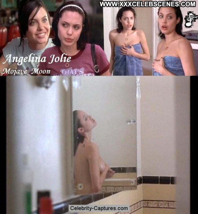 Angelina Jolie Mojave Moon  Posing Hot Toples Topless Shower Angel