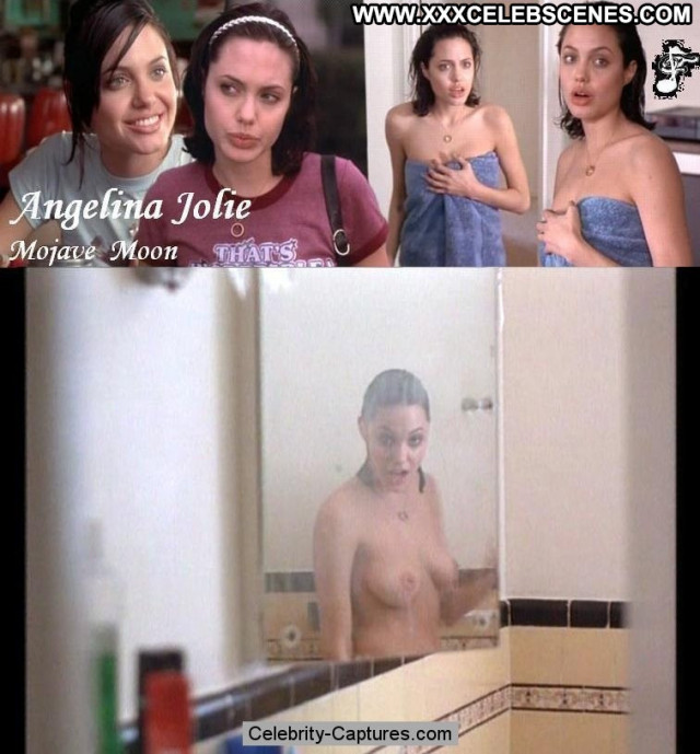 Angelina Jolie Mojave Moon Toples Beautiful Babe Posing Hot Shower