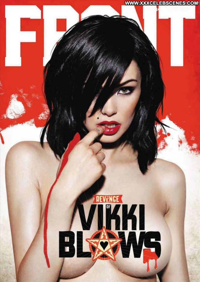 Vikki Blows Front Magazine Milk Celebrity Breasts Photo Shoot Big