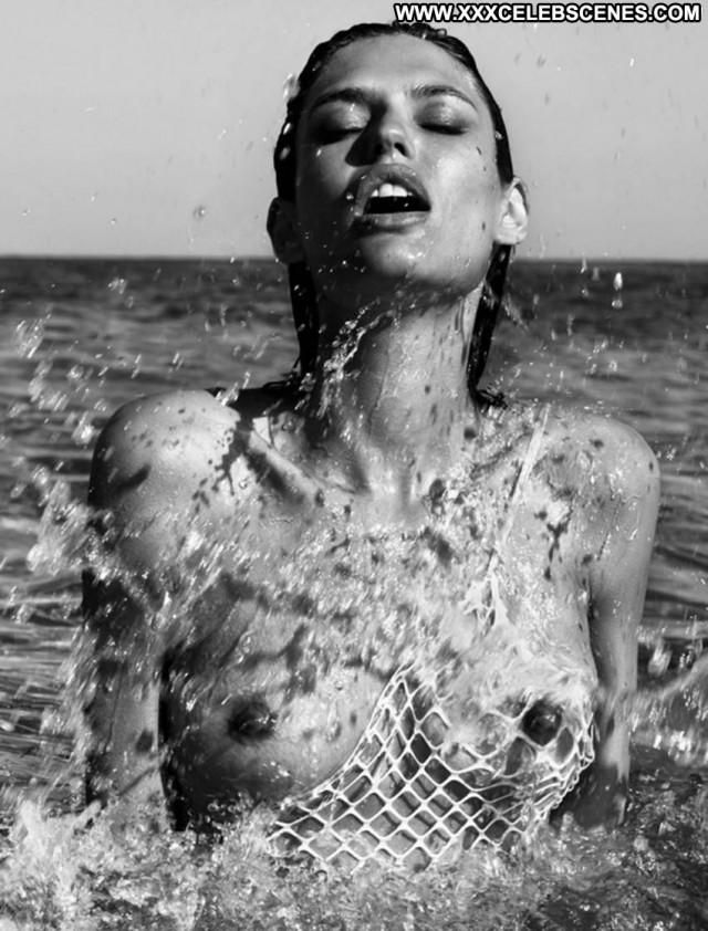 Bianca Balti The Beach Beach Italian Magazine Gloves Beautiful Nude