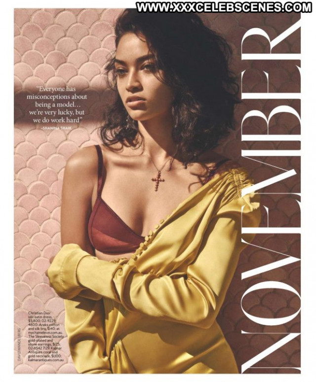 Shanina Shaik No Source Magazine Beautiful Posing Hot Babe Australia