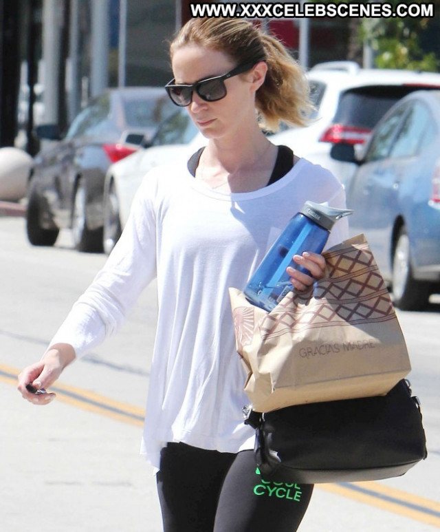 Emily Blunt West Hollywood West Hollywood Paparazzi Gym Beautiful