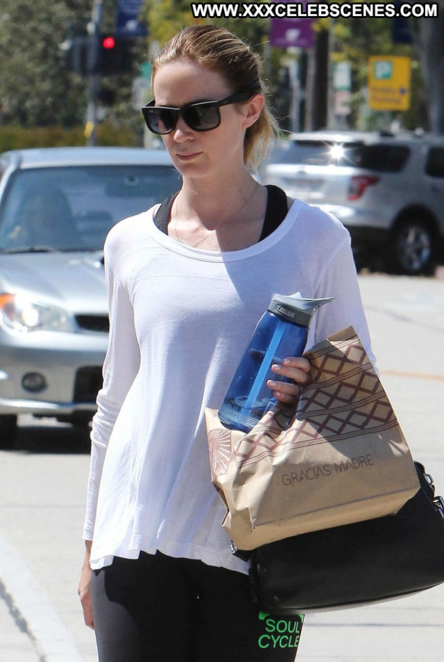 Emily Blunt West Hollywood Babe Beautiful Gym West Hollywood