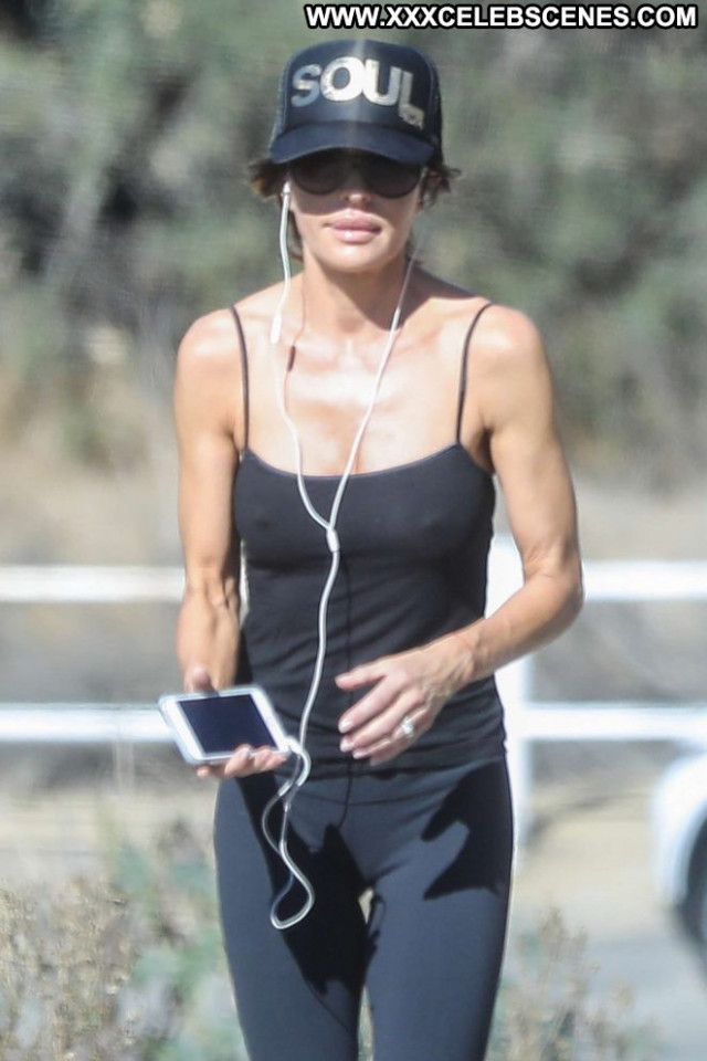 Lisa Rinna Beverly Hills Paparazzi Posing Hot Beautiful Black