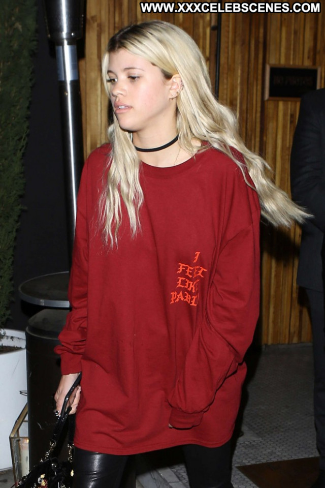 Sofia Richie West Hollywood Pants Beautiful Nice Babe Leather West