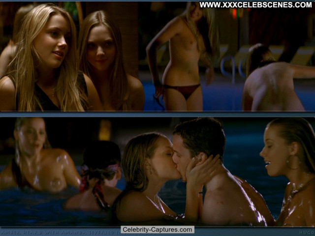 Amber Heard Alpha Dog Posing Hot Pool Babe Celebrity Sex Scene