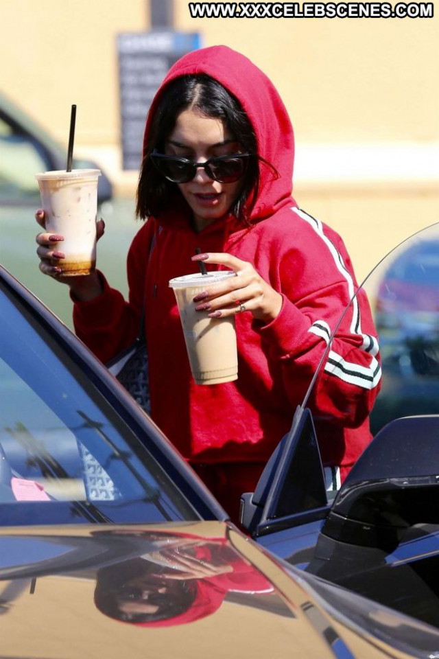 Vanessa Hudgens Studio City Celebrity Paparazzi Posing Hot Babe