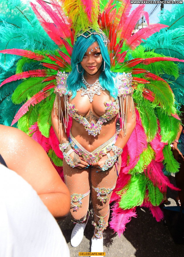 Rihanna No Source Babe Carnival Posing Hot Car Celebrity Sex Bar