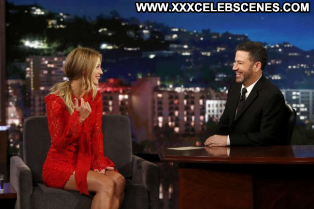 Melissa Benoist Jimmy Kimmel Live  Paparazzi Posing Hot Beautiful