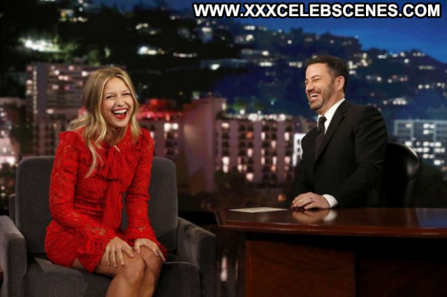 Melissa Benoist Jimmy Kimmel Live Beautiful Live Babe Paparazzi