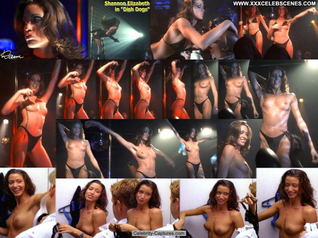 Shannon Elizabeth Dish Dogs Posing Hot Celebrity Topless Babe