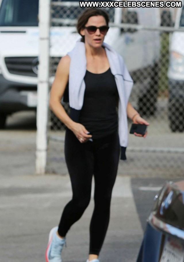 Jennifer Garner No Source Celebrity Paparazzi Gym Posing Hot Babe