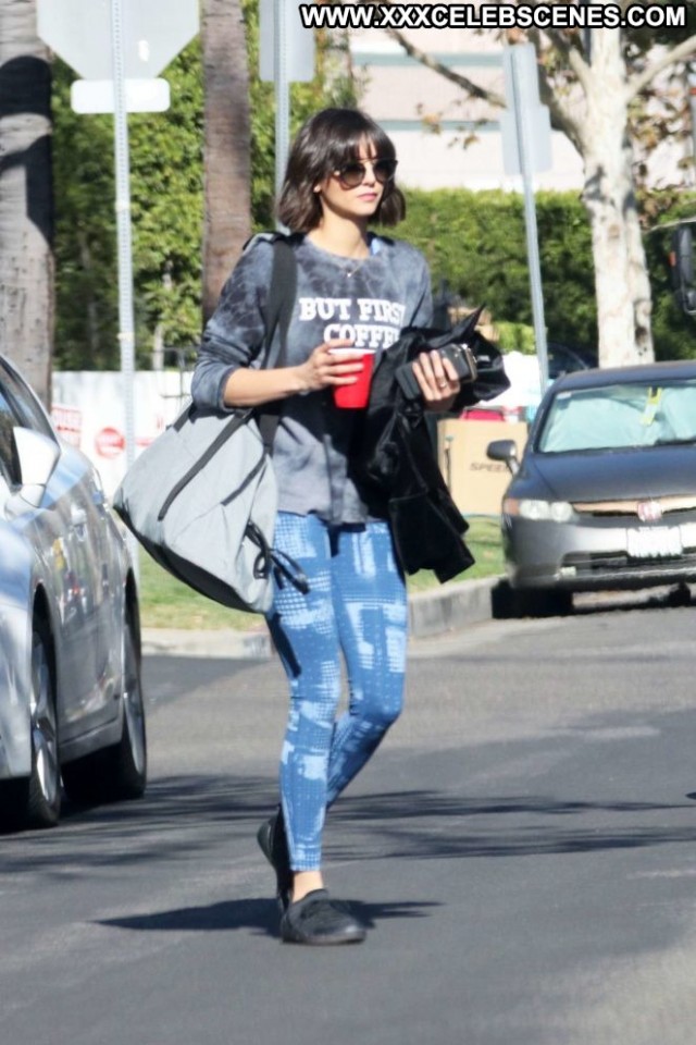 Nina Dobrev Gym In La Beautiful Gym Posing Hot Paparazzi Celebrity