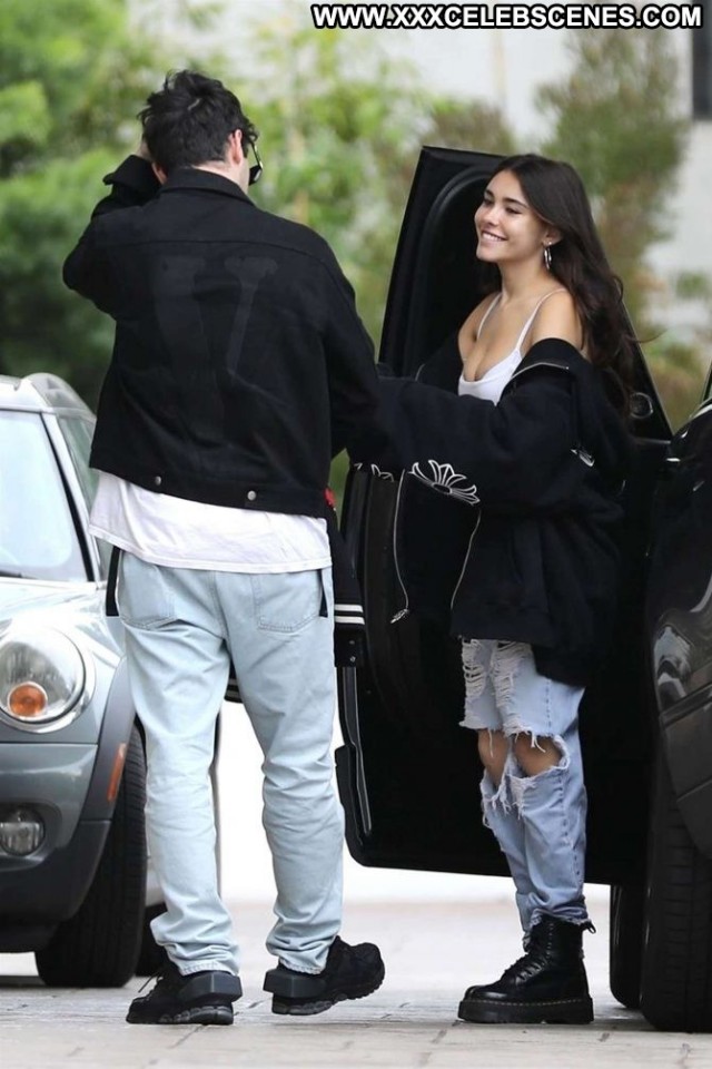 Madison Beer Beverly Hills Celebrity Posing Hot Jeans Beautiful