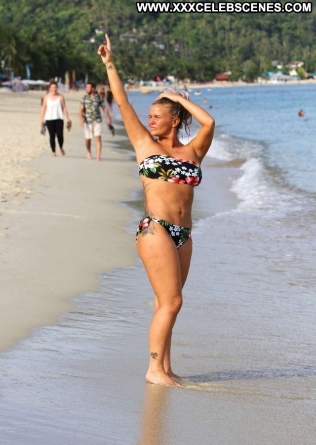 Kerry Katona The Beach Celebrity Beach Babe Thai Beautiful Paparazzi
