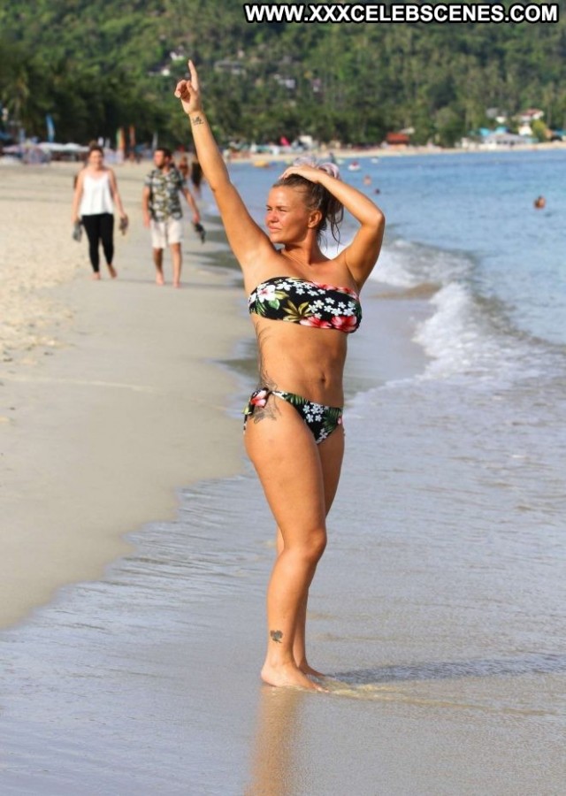 Kerry Katona The Beach Celebrity Beach Babe Thai Beautiful Paparazzi