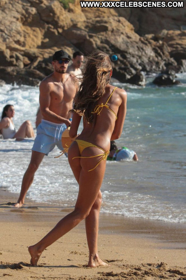 Izabel Goulart The Beach Bikini Paparazzi Posing Hot Babe Beautiful