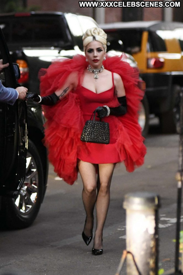 Lady Gaga New York Babe Paparazzi Beautiful Posing Hot Gag New York