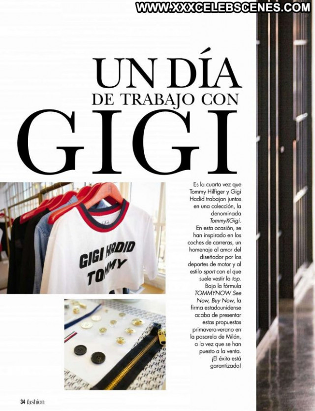Gigi Hadid No Source Fashion Beautiful Paparazzi Spain Posing Hot