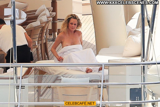 Melanie Griffith Ibiza Massage Topless Posing Hot Beautiful