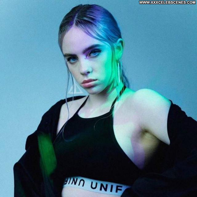 Billie Eilish No Source Sexy Posing Hot Babe Beautiful Celebrity