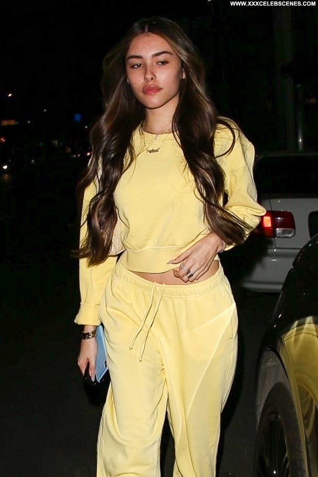 Madison Beer West Hollywood Posing Hot Celebrity Beautiful Paparazzi