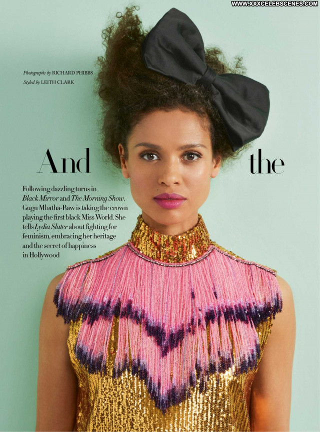 Gugu Mbatha Harpers Bazaar Celebrity Paparazzi Babe Beautiful Posing