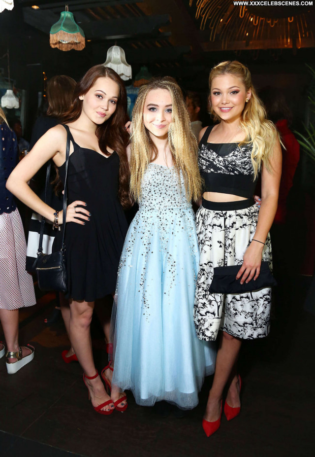 Sabrina Carpenter No Source  Car Posing Hot Celebrity Beautiful Party